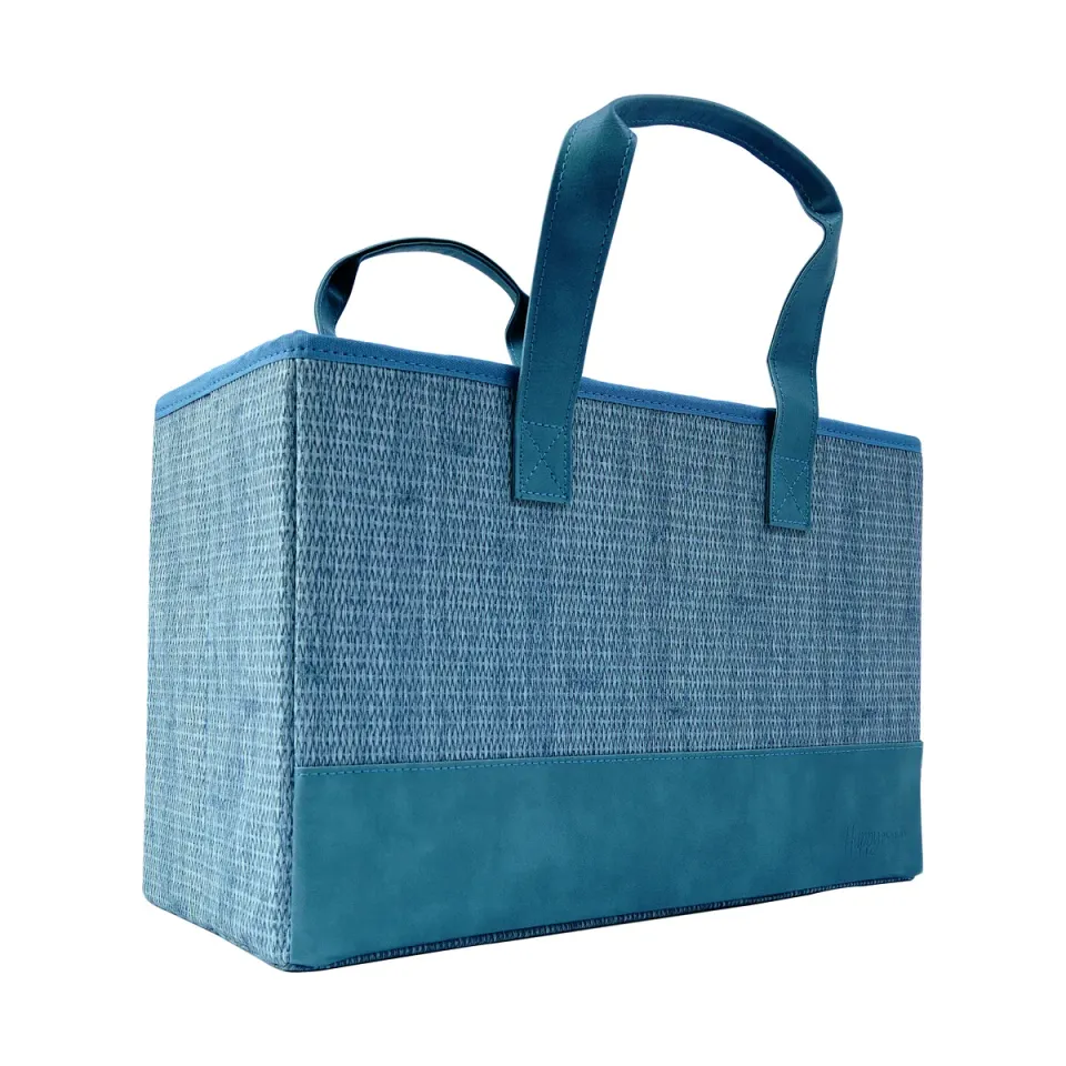 Happy Planner Slate Blue tote bag rangement agenda vegan