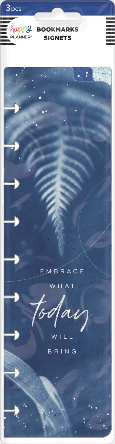 Happy Planner Cyanotype marque-pages Classic lot 3