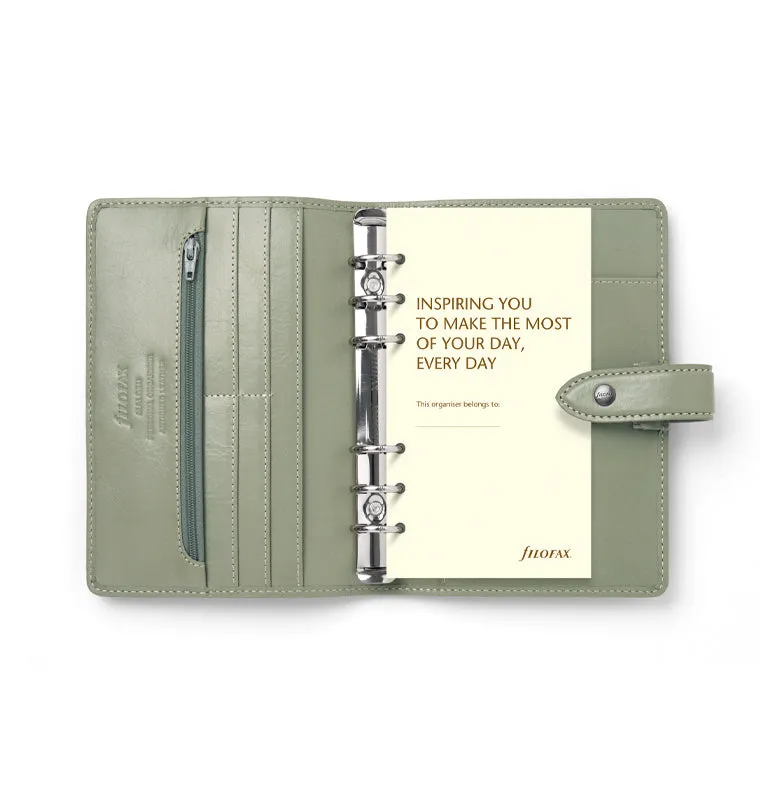 Filofax Malden organiseur Personal navy cuir buffle