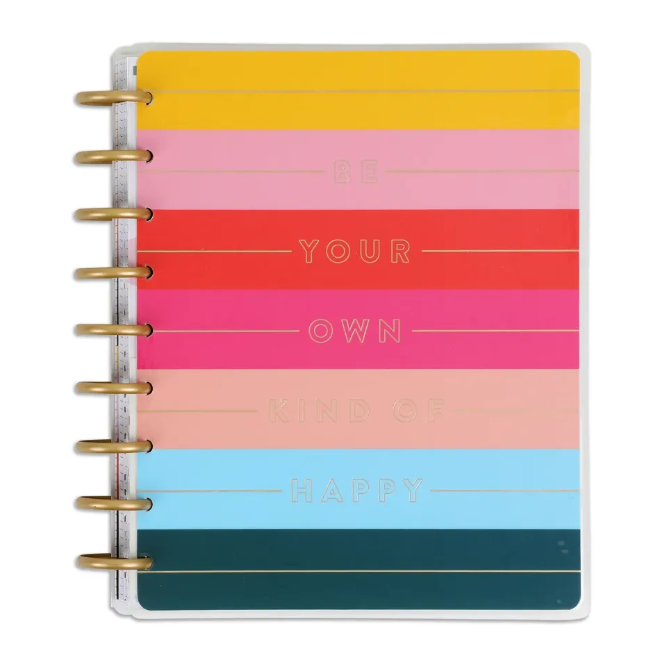Happy Planner Bright & Fun Classic agenda non daté 12 mois vertical