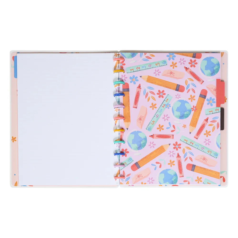 Happy Planner Classroom Brights carnet Big pointillé ligné 60