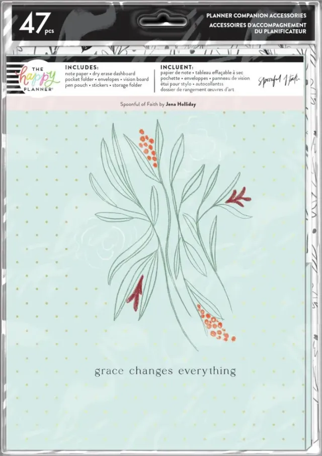 Happy Planner Grace Changes Everything kit accessoires Classic foi