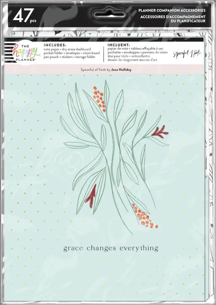 Happy Planner Grace Changes Everything kit accessoires Classic foi