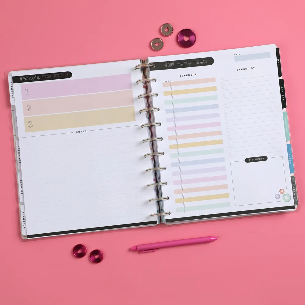 Happy Planner Happy Brights Big recharge 40 feuilles journalières