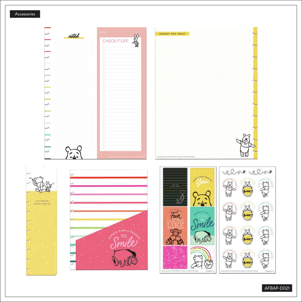 Happy Planner Winnie True to You Big pack accessoires