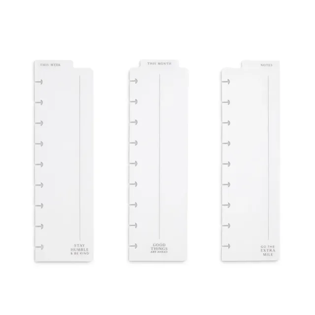 Happy Planner Work Life Classic marque-pages lot 3 givré