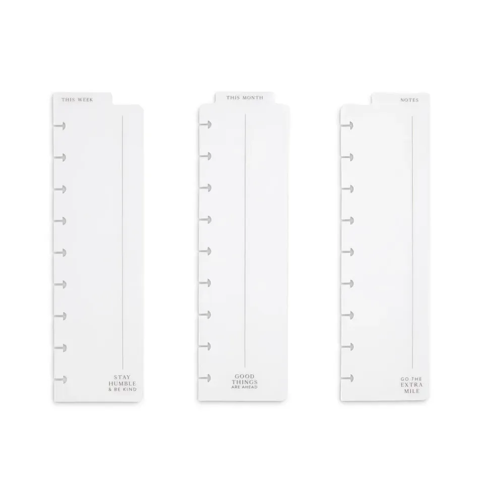 Happy Planner Work Life Classic marque-pages lot 3 givré