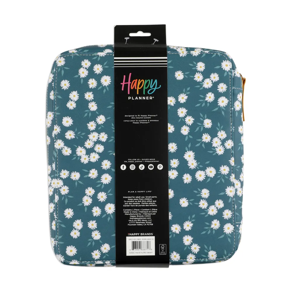 Happy Planner Made to Bloom Classic housse zippée floral