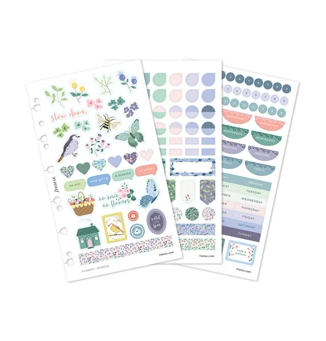 Filofax Meadow stickers décoratifs A5 Personal