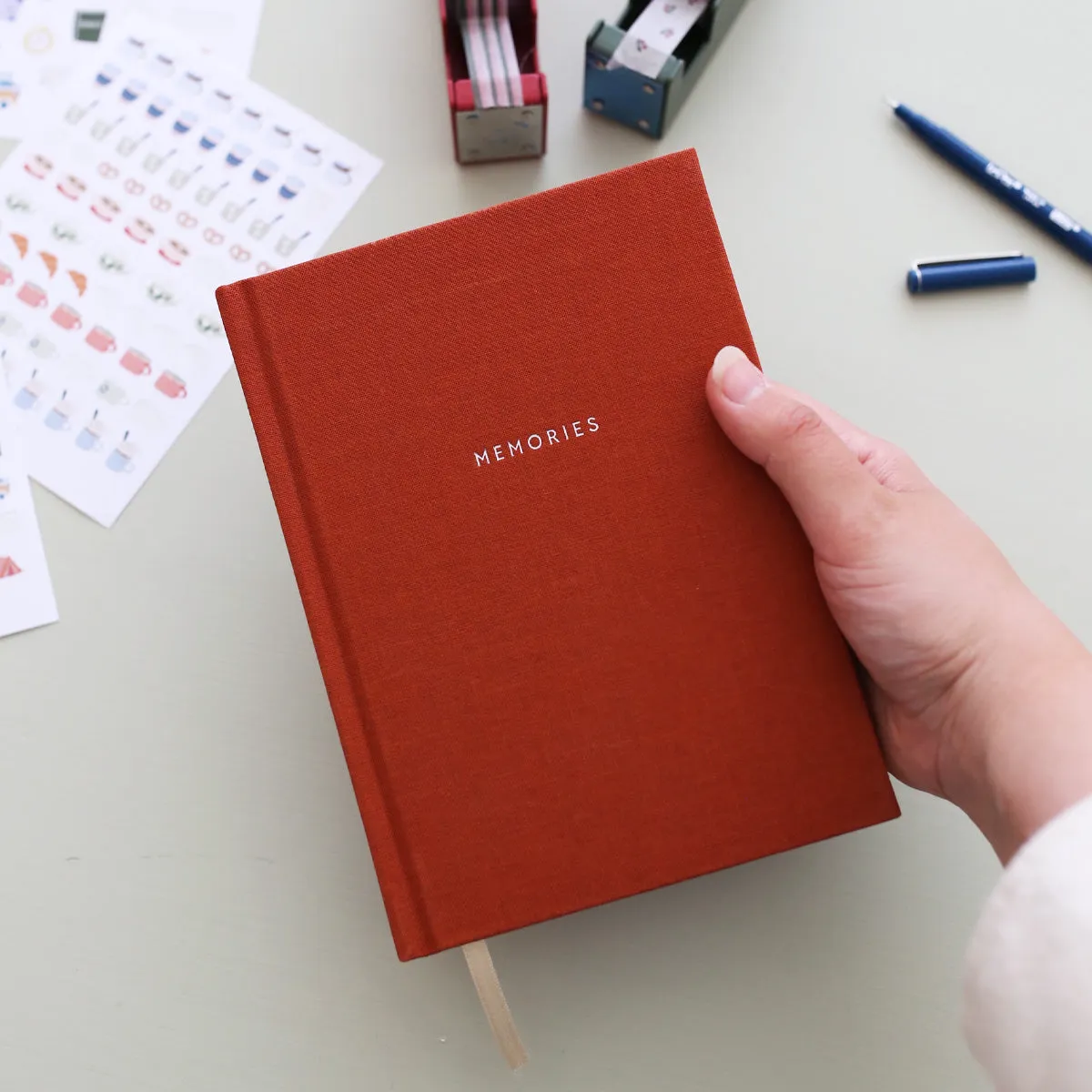 Kartotek Memories Journal souvenirs rigide terracotta