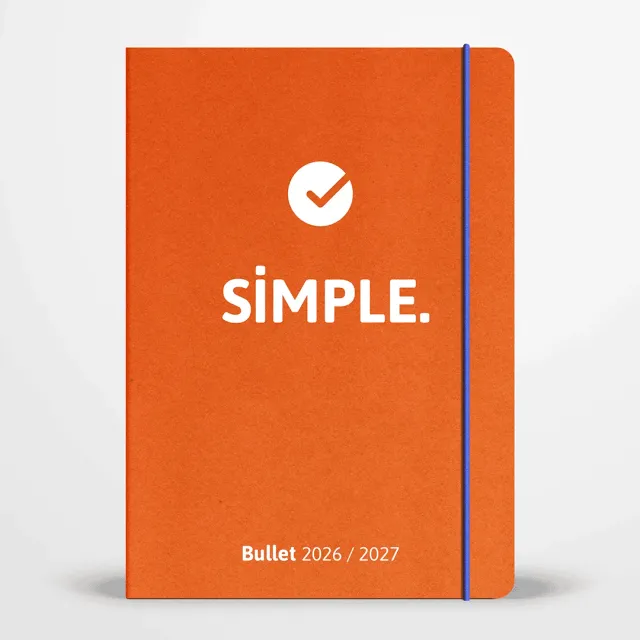 My365 SIMPLE Bullet agenda semainier 2026-2027 A5