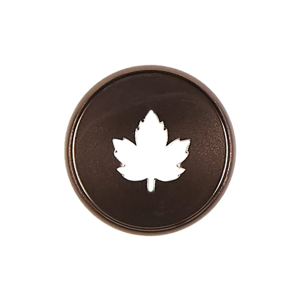Happy Planner Maple Leaf Cutout anneaux medium x11 bronze