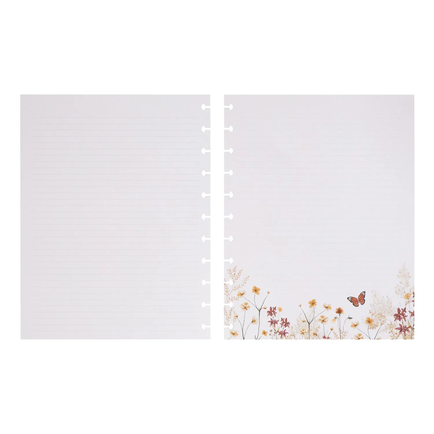 Happy Planner Wild Fields recharge papier Big 40 feuilles