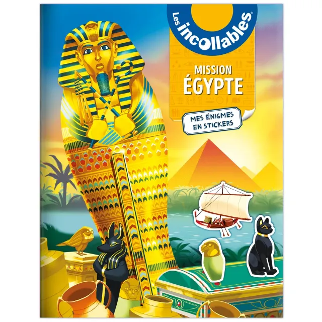 Les Incollables Mission Égypte énigmes stickers 250