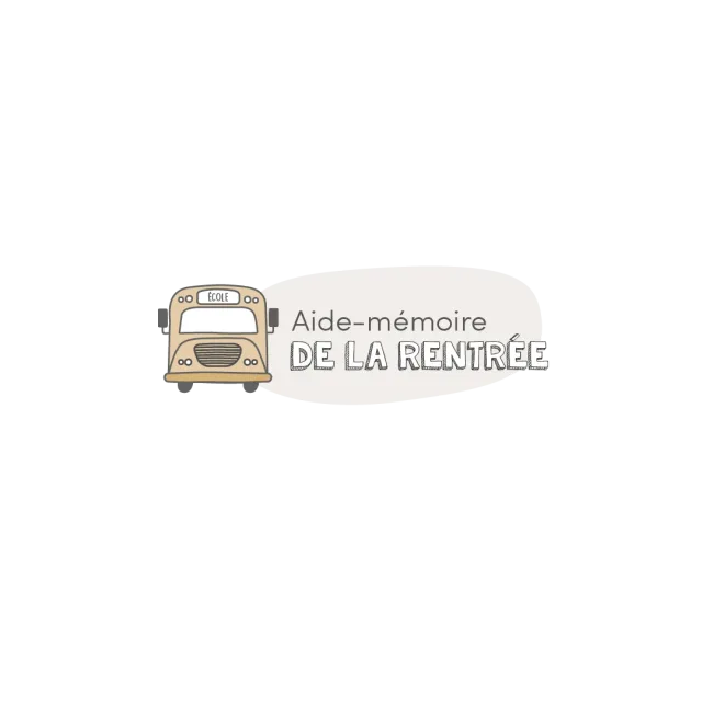 Les Belles Combines Aide-mémoire rentrée fiche à imprimer française