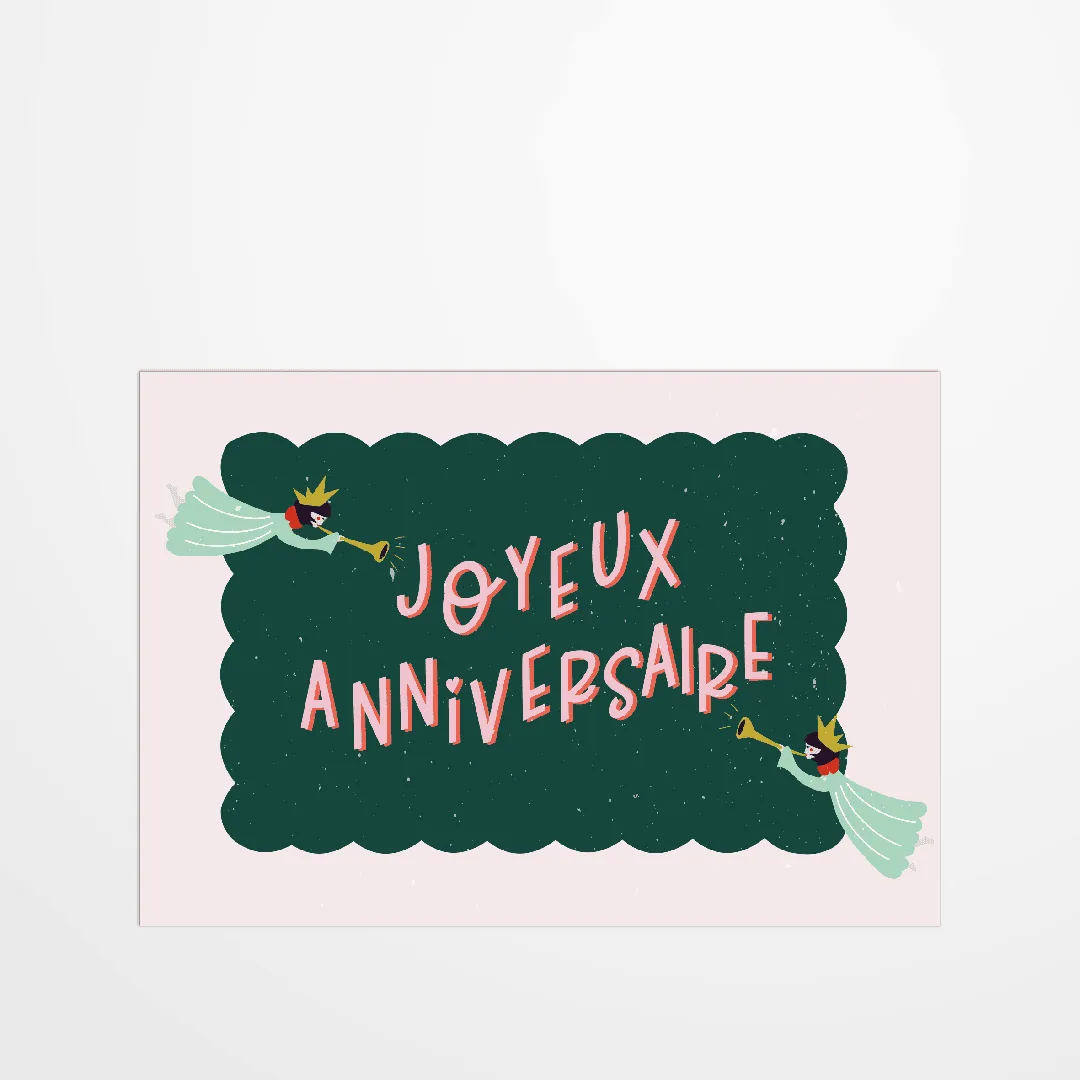 My365 Anniversaire cartes postales lot de 6