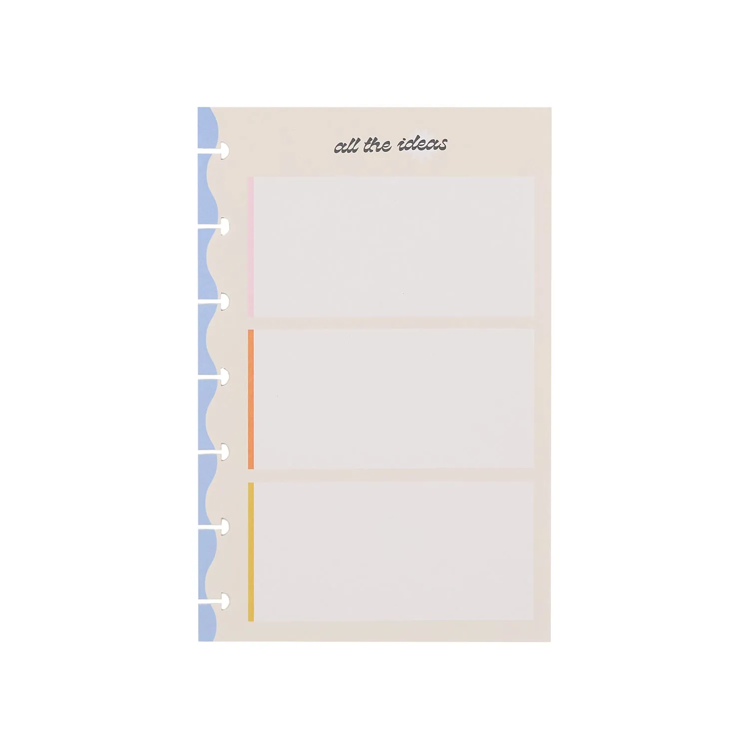 Happy Planner Mini recharge Bright Energy pointillée 40 feuilles