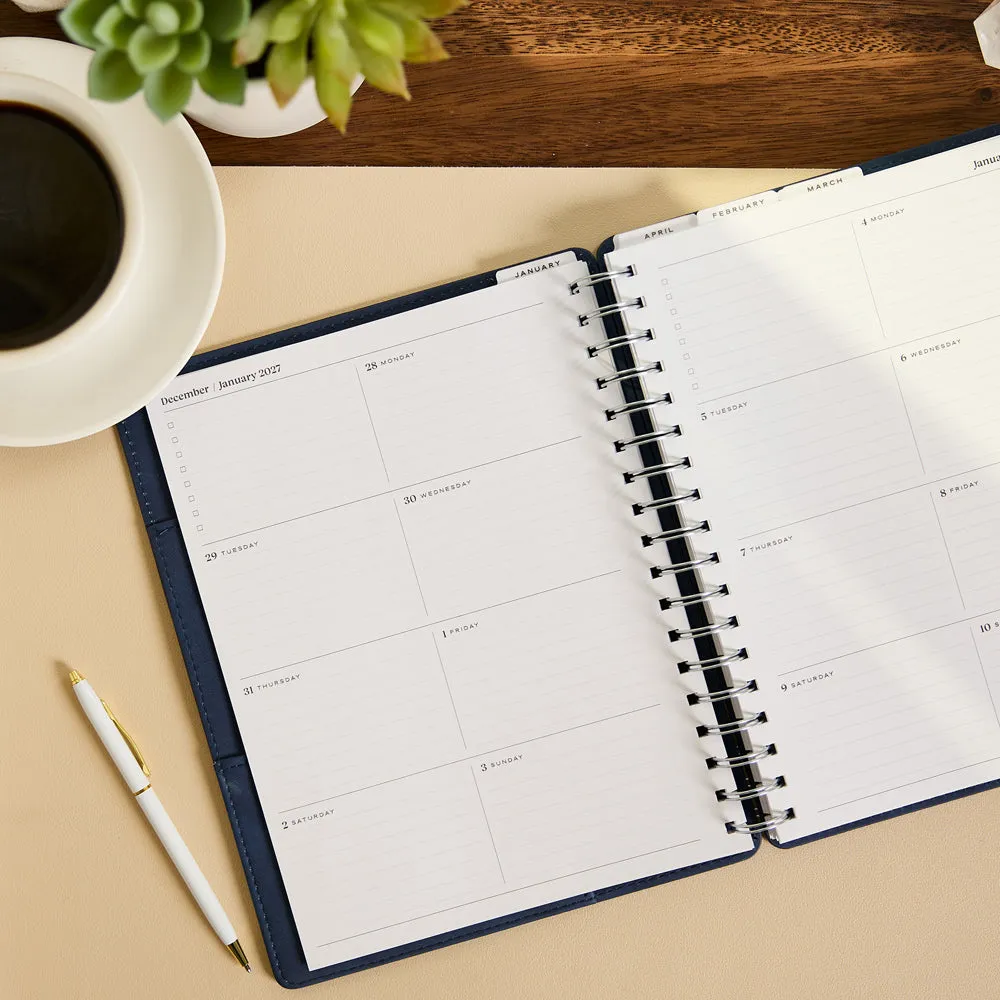 Happy Planner Citrine 2027 Navy agenda Classic spirale bleu marine