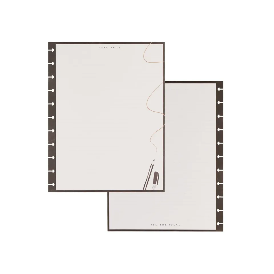 Happy Planner Chalkboard Charm Big recharge agenda 40 feuilles ligné pointillé