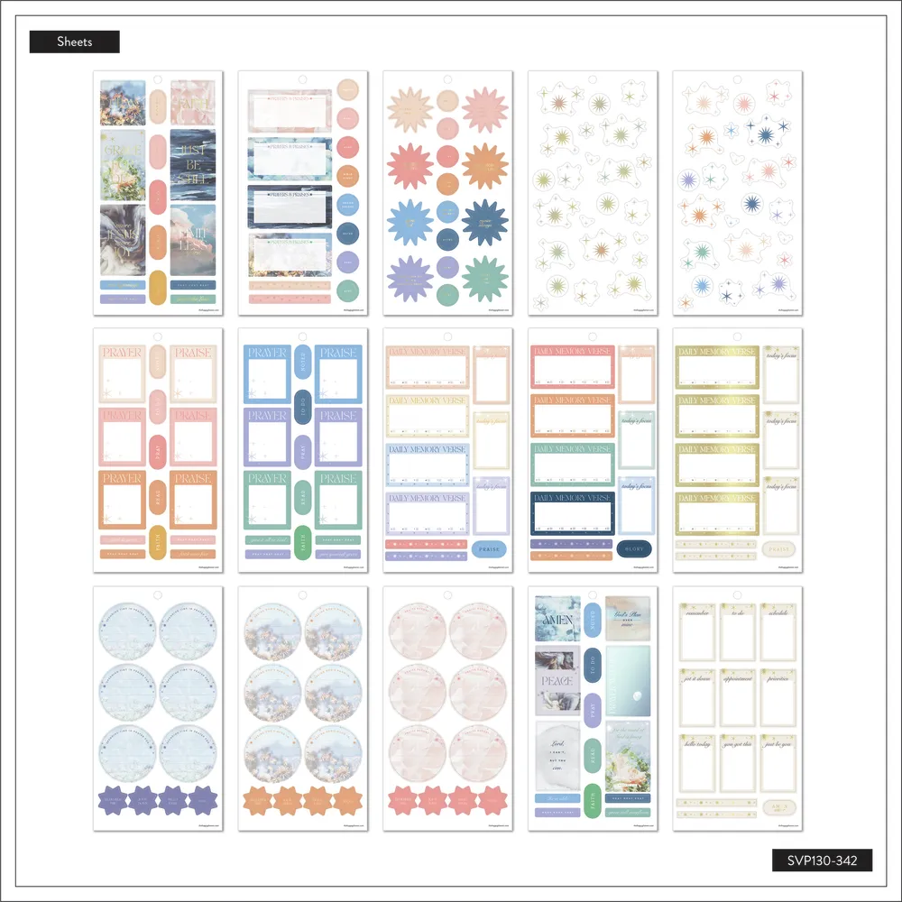 Happy Planner Beautiful Creation stickers foi 573 pièces