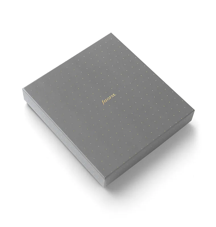 Filofax Norfolk organiseur A5 lavande cuir véritable