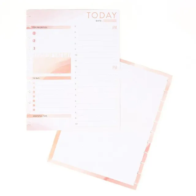 Happy Planner Big Faith Daily Schedule recharge 40 feuilles prière
