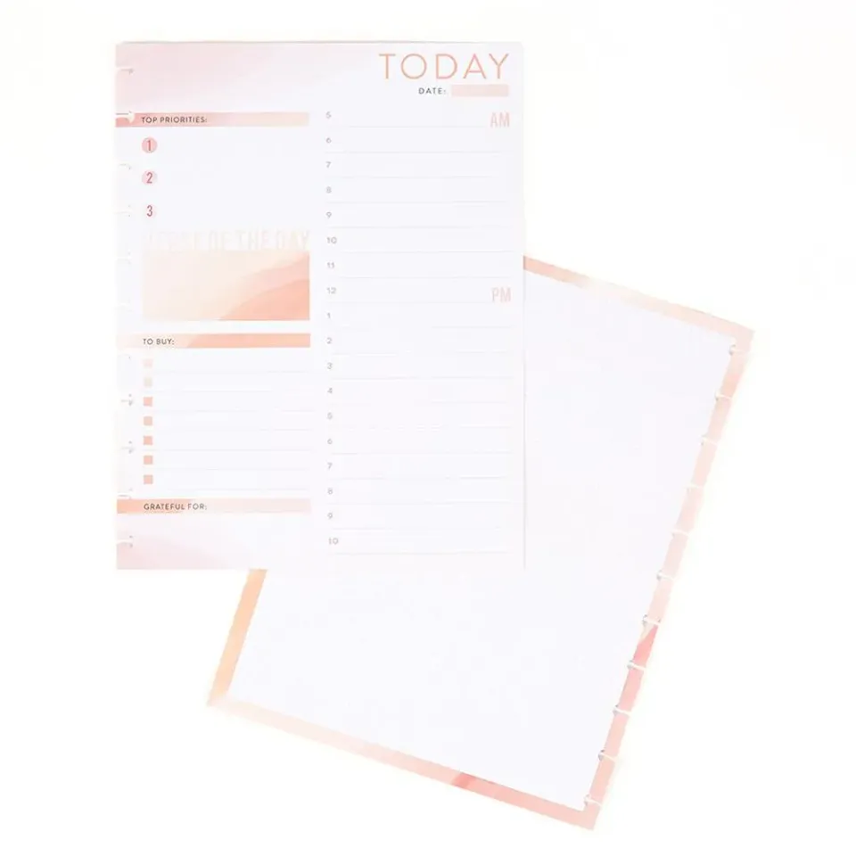 Happy Planner Big Faith Daily Schedule recharge 40 feuilles prière