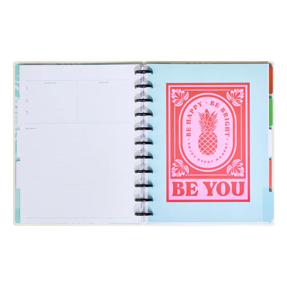 Happy Planner Bold Botanical agenda Big dashboard non daté