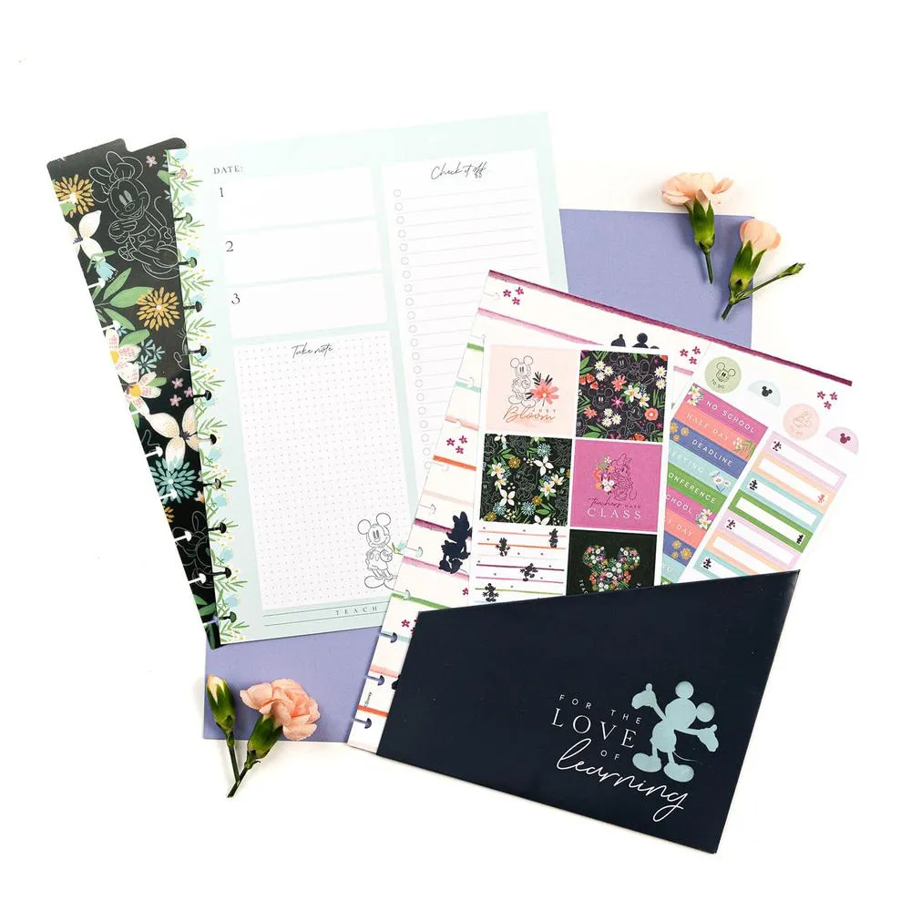 Happy Planner Disney Mickey Minnie pack Big teacher floral
