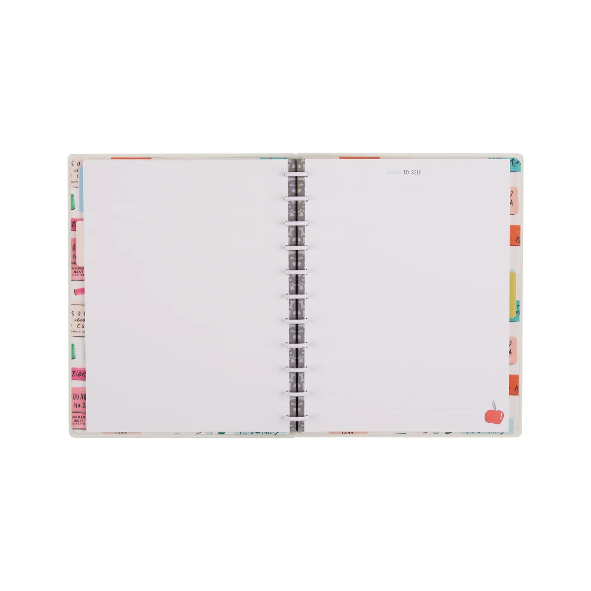Happy Planner Pawsitive Teacher carnet Big pointillé ligné 60 feuilles
