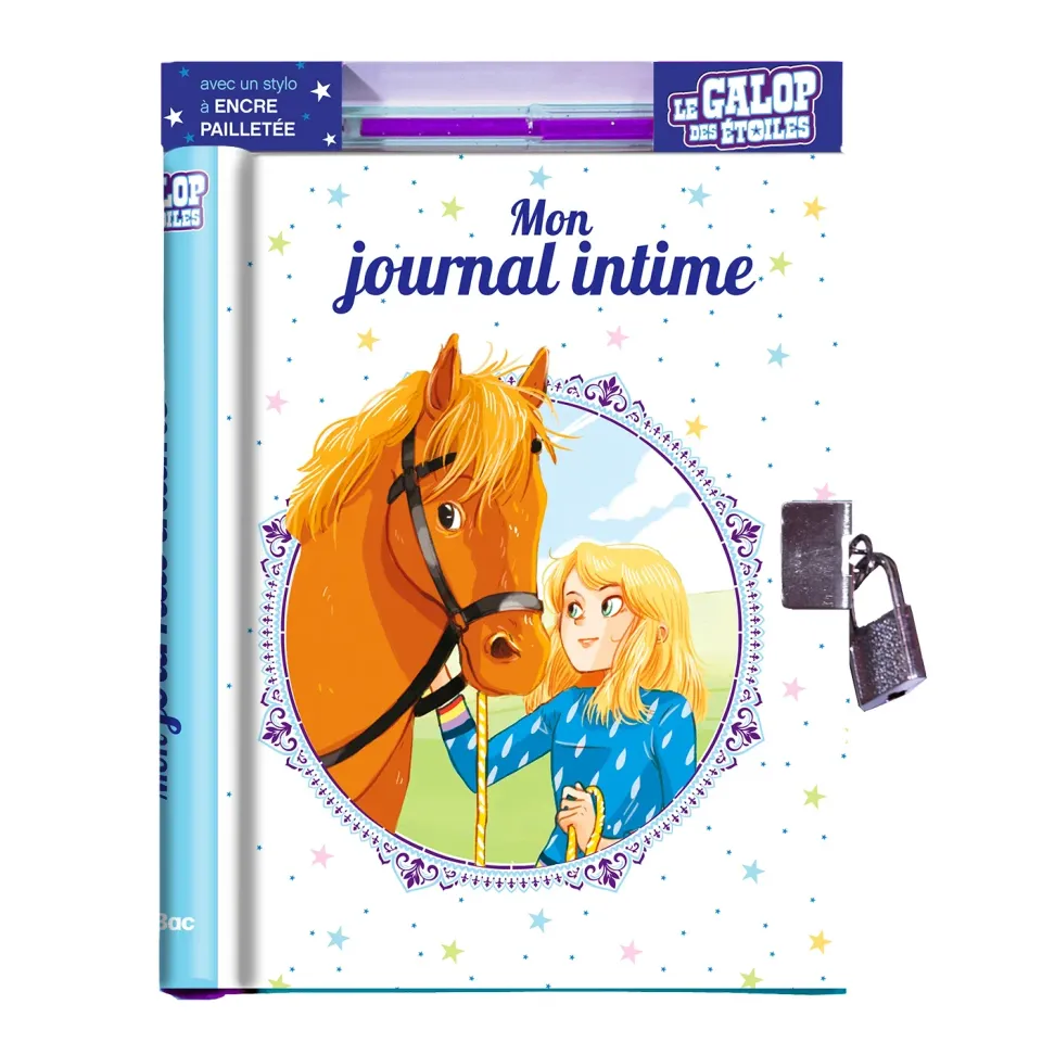 Frigobloc Galop des étoiles journal intime cadenas 6-10 ans