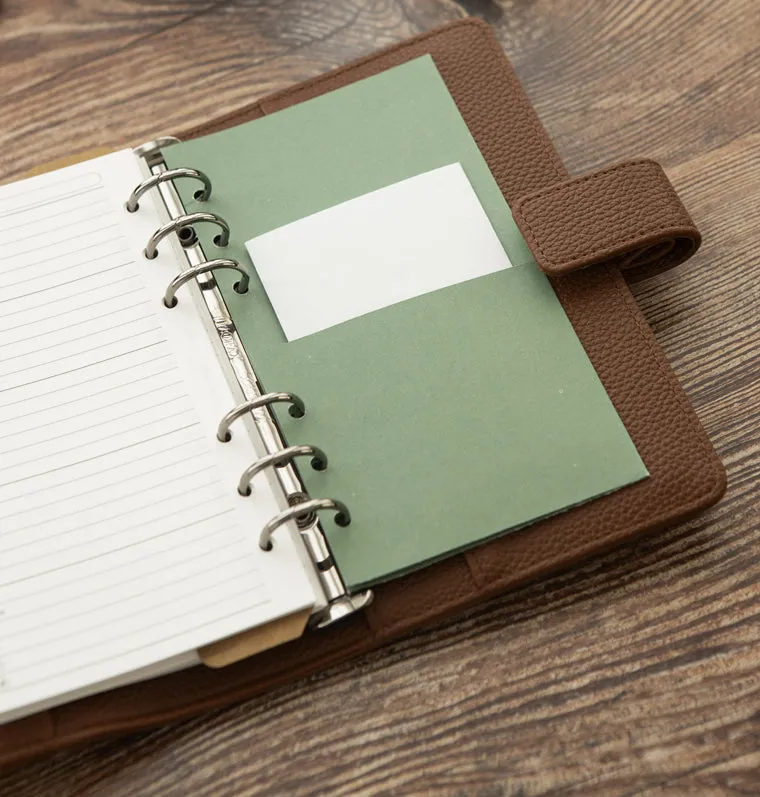 Filofax Camden organiseur Personal olive recyclé