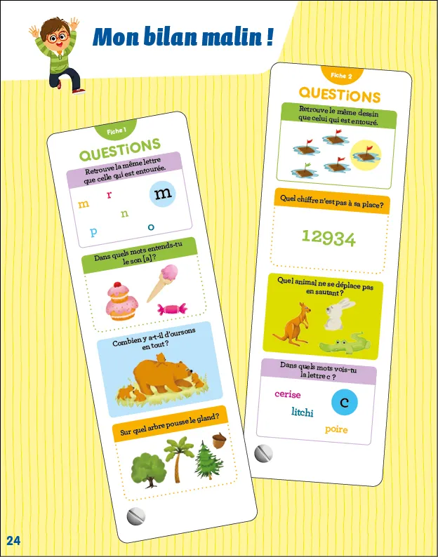 Les Incollables Vive la maternelle Grande section cahier maternelle