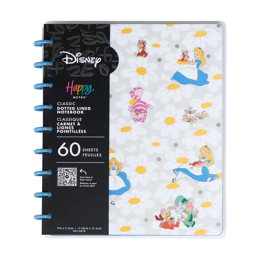 Happy Planner Alice in Wonderland Curious carnet Classic 60 feuilles