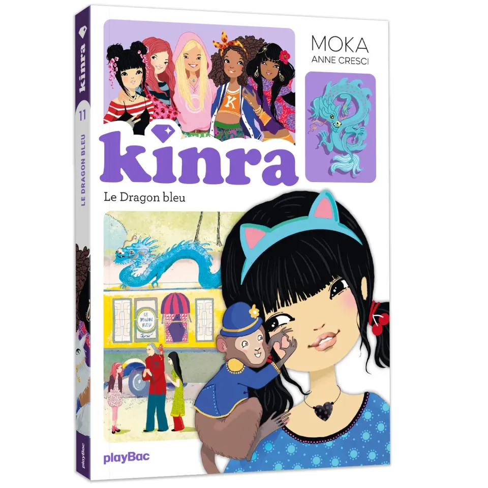 Kinra Girls Le trésor des Kinra Le Dragon bleu Tome 11 roman