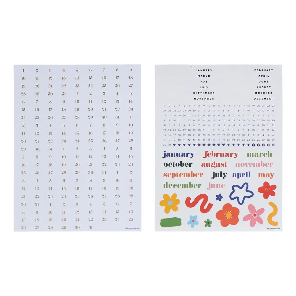 Happy Planner Blooming Brush Big extension agenda 6 mois