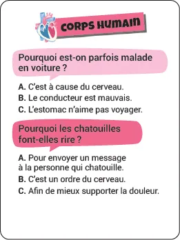 Incollables Pourquoi boîte quiz 360 questions famille