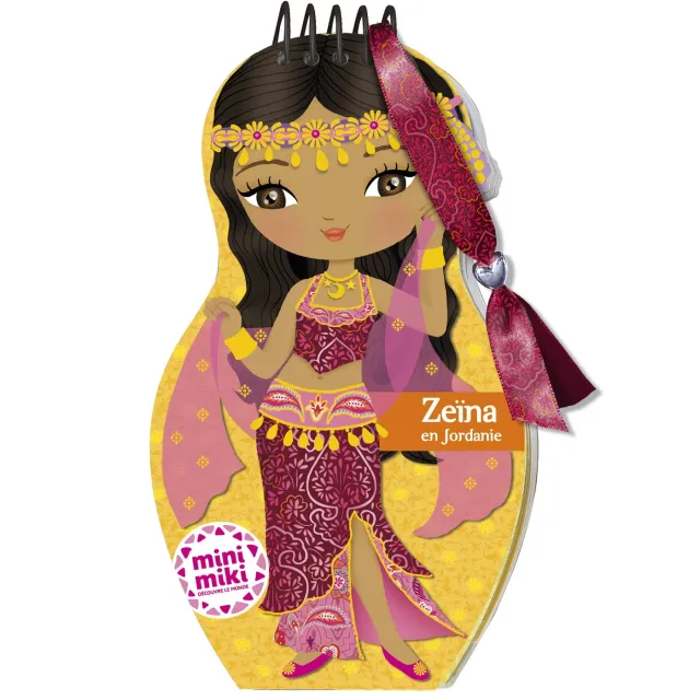 Frigobloc Minimiki Zeina en Jordanie carnet créatif stickers