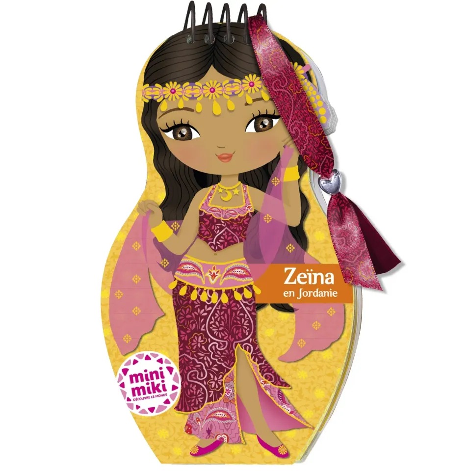 Frigobloc Minimiki Zeina en Jordanie carnet créatif stickers