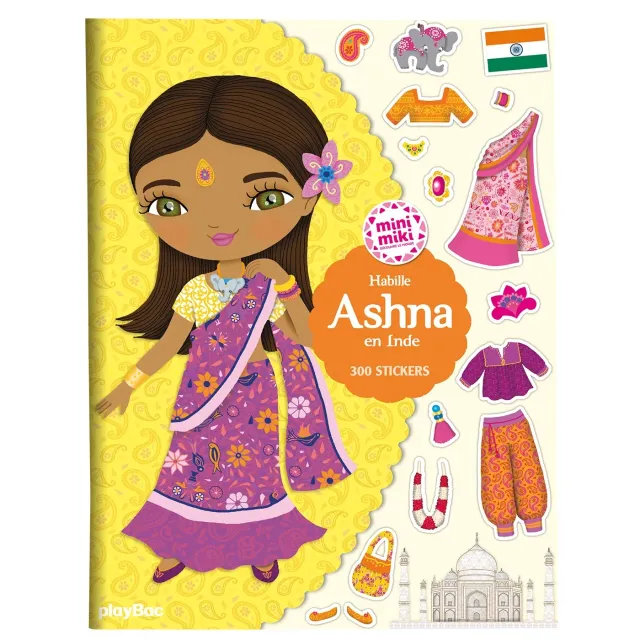 Frigobloc Minimiki Ashna Inde cahier stickers 300