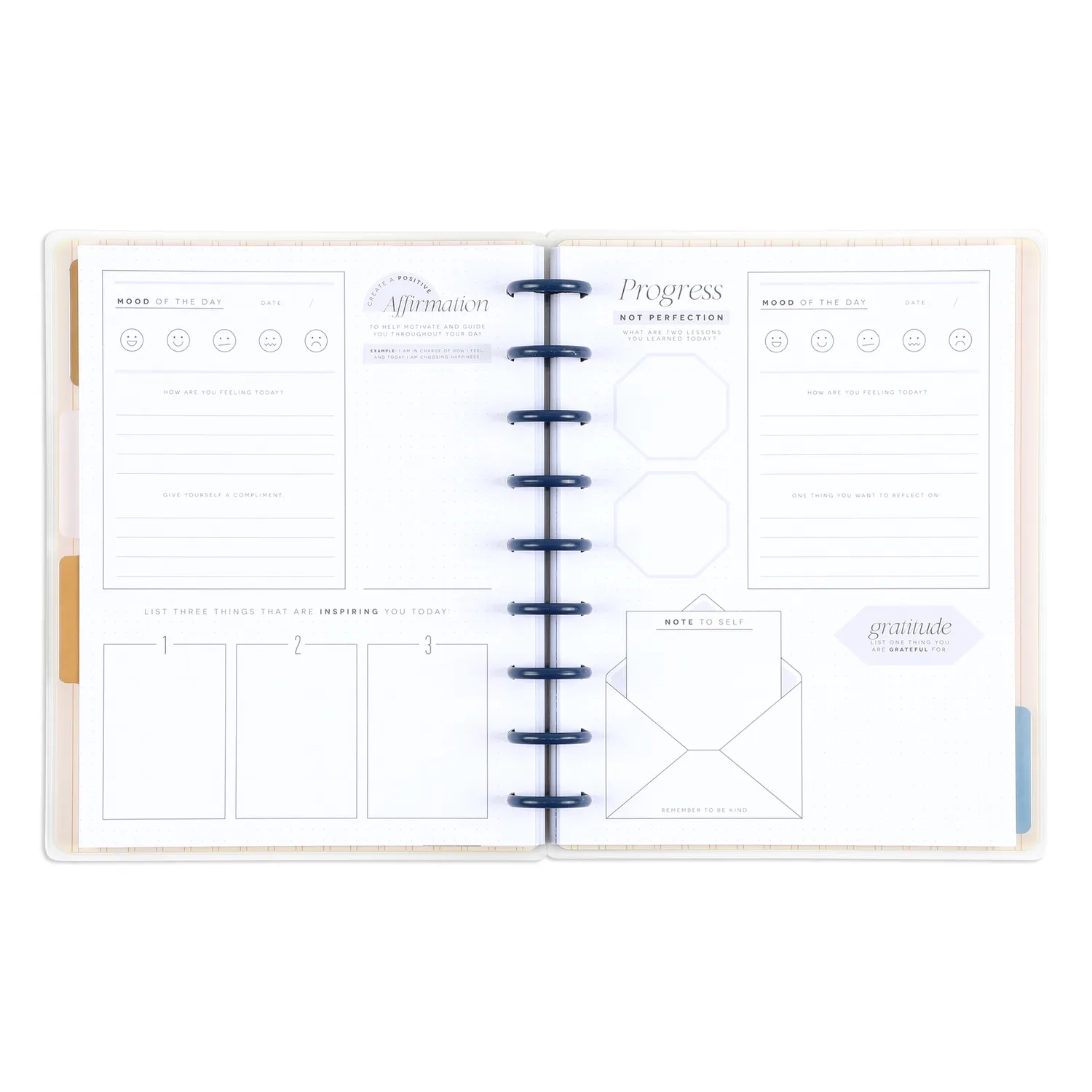 Me & my big ideas Classic Ditsies journal guidé humeur 80 feuilles