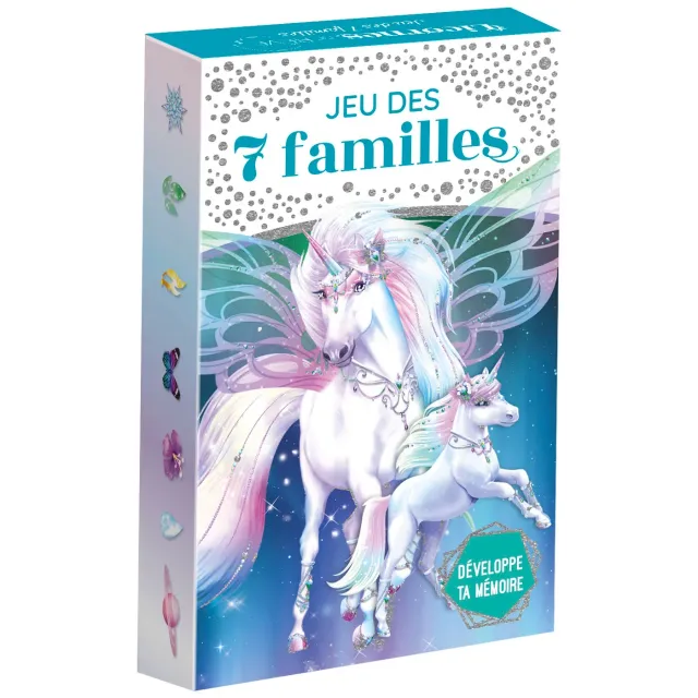 Licornes de rêve Jeu des 7 familles jeu de cartes 42 cartes