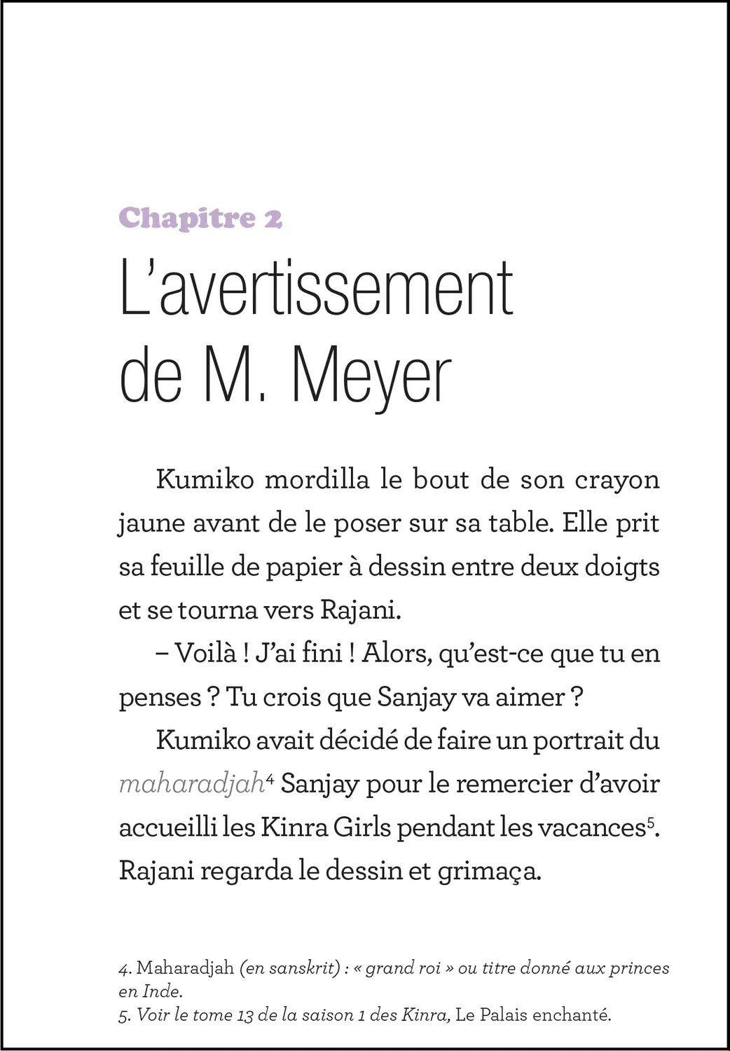 Kinra Girls Secret des Kinra sorcier château T1 roman