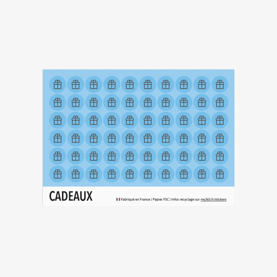 My365 Les stickers cadeaux autocollants cadeau