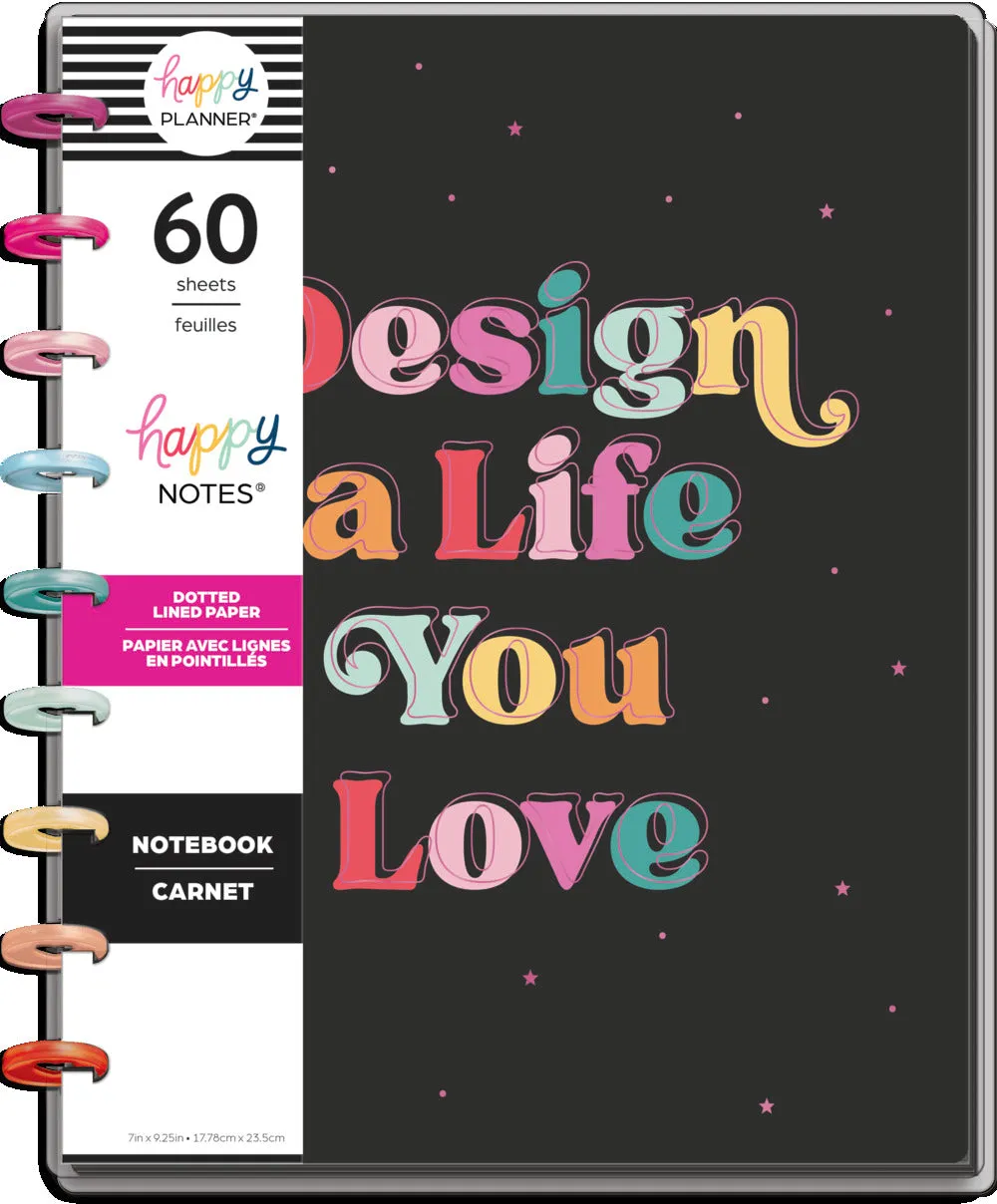 Happy Planner Colorful Things carnet Classic à disques 60 pages