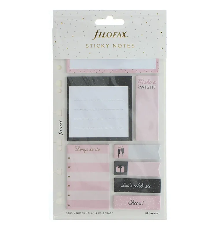Filofax Confetti notes adhésives A5 Pastel to-do