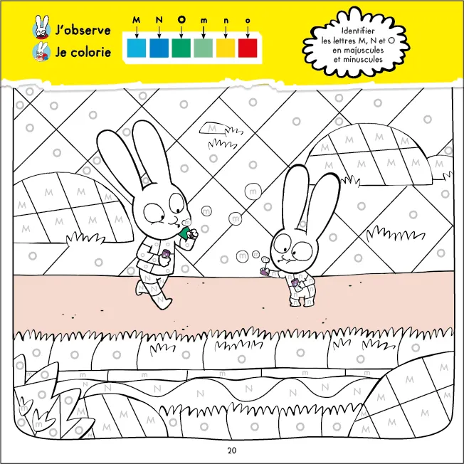 Frigobloc Les Incollables Mes coloriages magiques Simon lettres MS