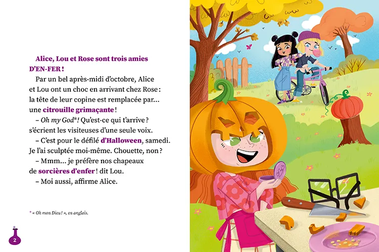 Frigobloc Une, deux, trois Sorcières Allô Halloween tome 4 roman