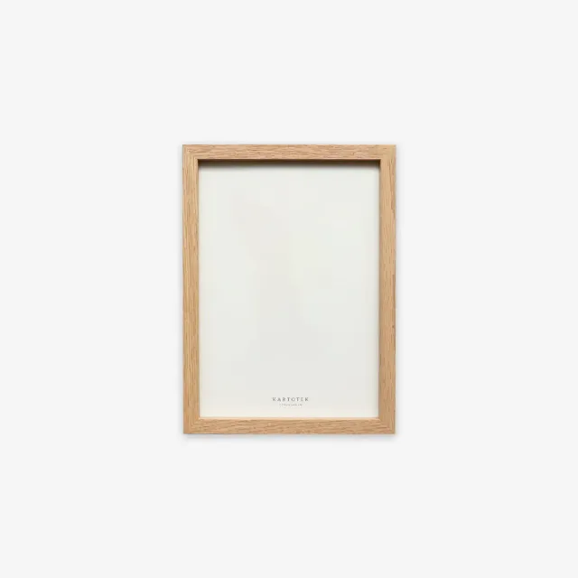 Kartotek cadre bois chêne 15x21 cm pour carte A5