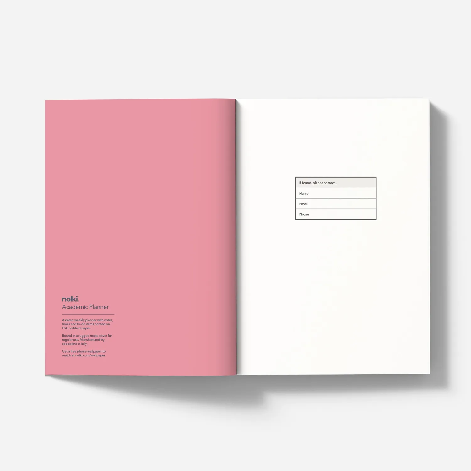 Nolki Glow agenda académique A5 14 mois daté